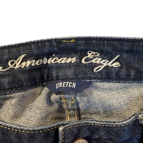 American Eagle Outfitters Blue Straight Leg Jeans - Picture 3 of 8